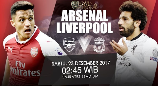 Prediksi Bola : Arsenal Vs Liverpool , Sabtu 23 Desember 2017 Pukul 02.45 WIB @ RCTI