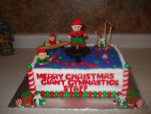 Gaint Gymnastic Christmas Cake