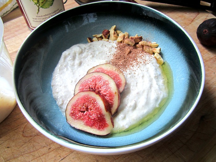 Hazelnut Yogurt w/ Figs