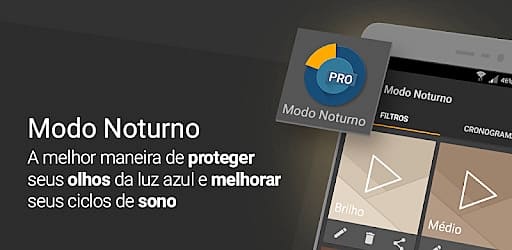Modo Noturno - Filtro de Luz Azul para Enxaqueca