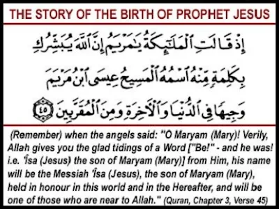 The Story of the birth of prophet jesus - berbagaireviews.com