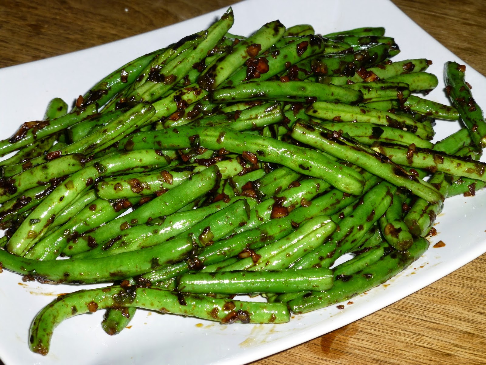 COOK WITH SUSAN Spicy Chinese Dry Cooked Green Beans