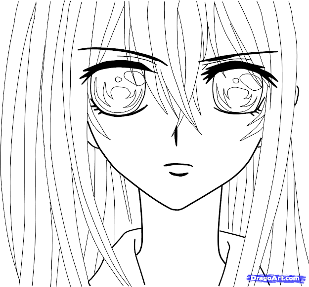 Download HD Anime Vampire Girl Coloring Pages Design - Free ...