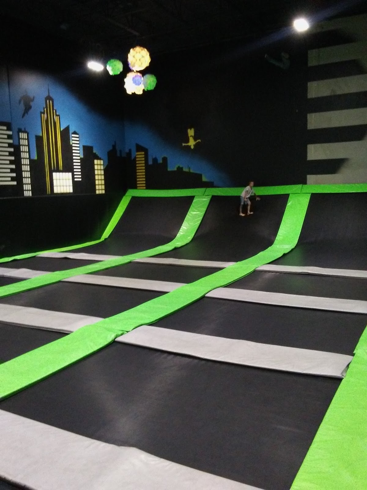 By the way, we had a blast at the trampoline place.
