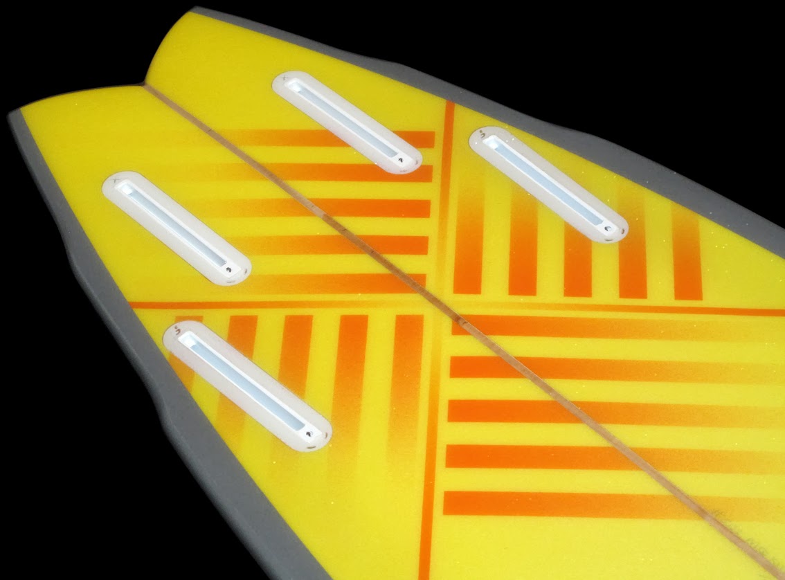 fish and log kite surfboard
