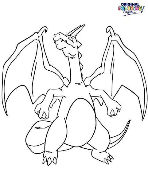 Unique Pokemon Charizard Coloring Pages Pictures | Big Collection Free