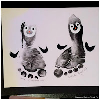 Penguin Foot Print Craft