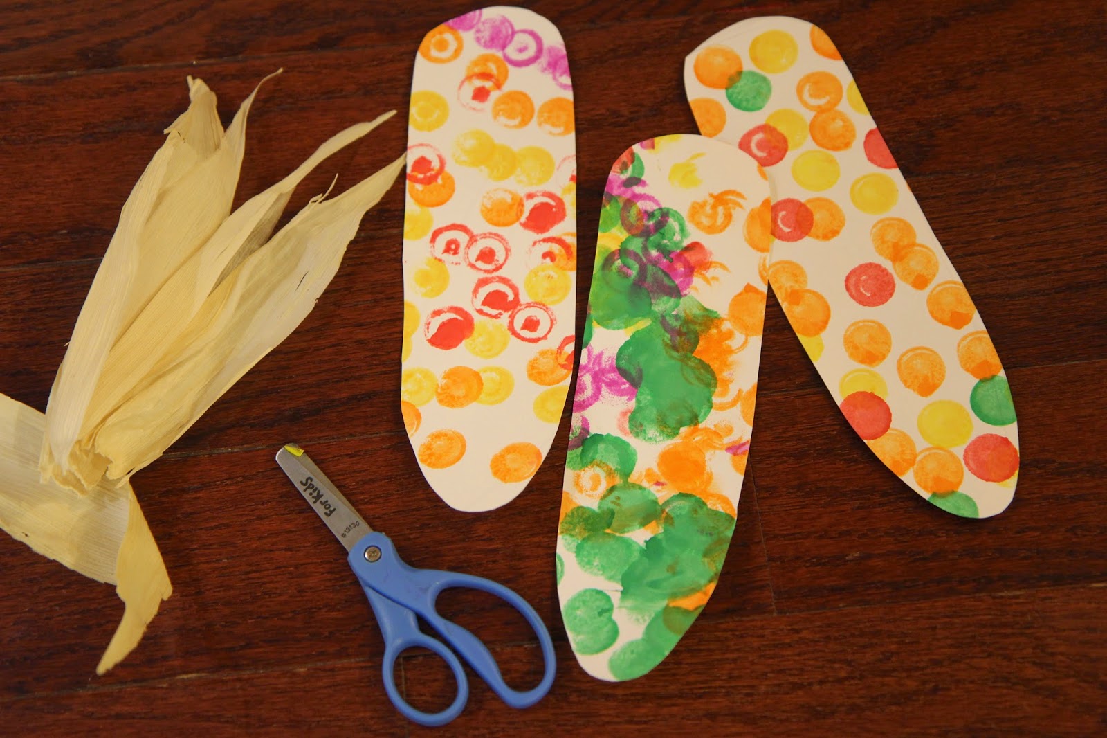 Toddler Approved!: Painted Corn Craft for Toddlers