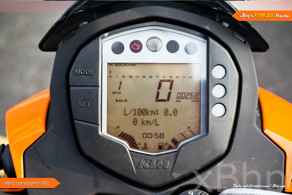 FITUR SPEEDOMETER KTM DUKE 200