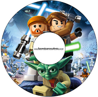 Star Wars Lego: Etiquetas para Candy Bar para Imprimir Gratis. Etiquetas de Star Wars Lego para CD's.