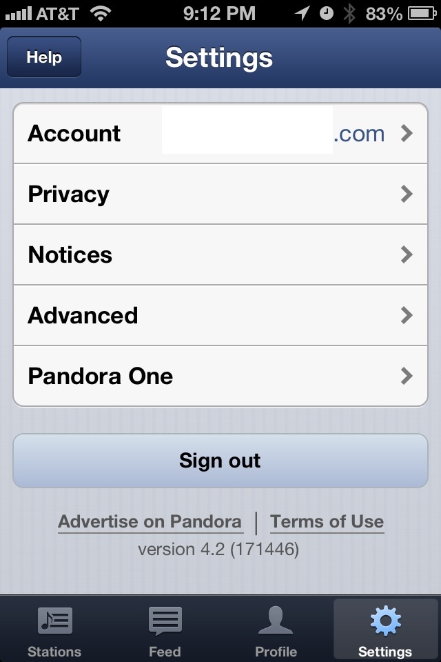 iPhone Tutorial and More : Pandora App Screenshots