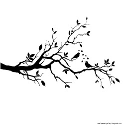 branch silhouette birds clip clipart talents different bird tree branches three painting