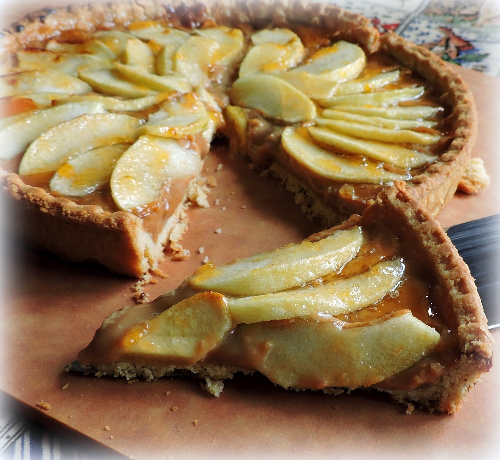 Toffee Apple Tart The English Kitchen