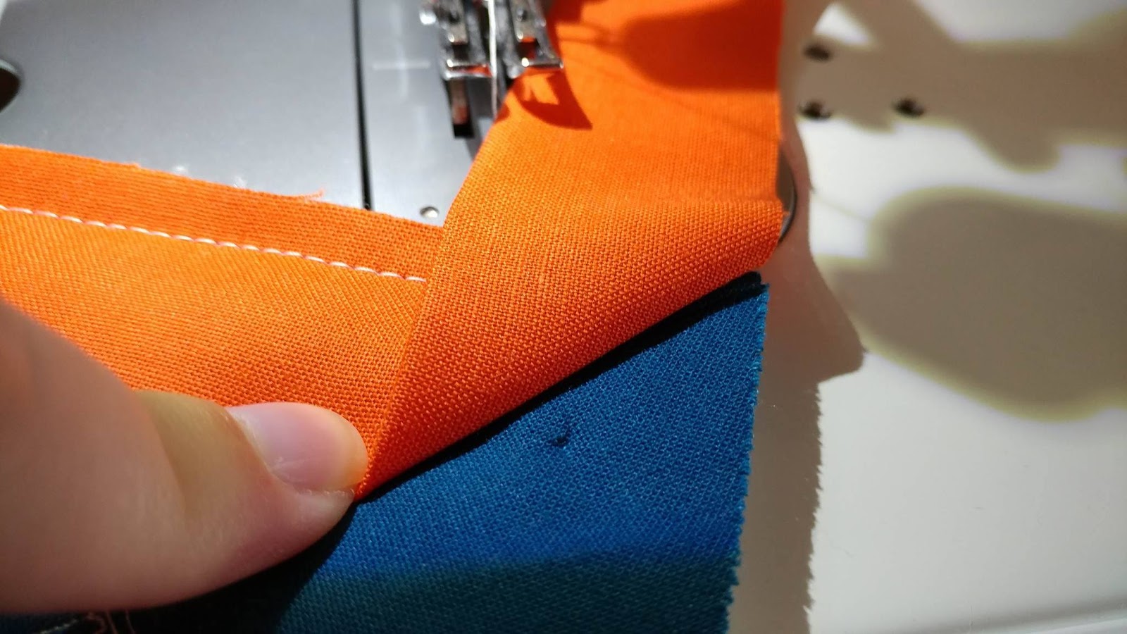 Slice of Pi Quilts Machine Quilt Binding Tutorial