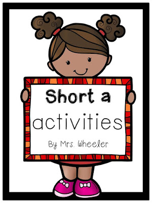 Mrs. Wheeler's First Grade Tidbits: Short a Activity Pack