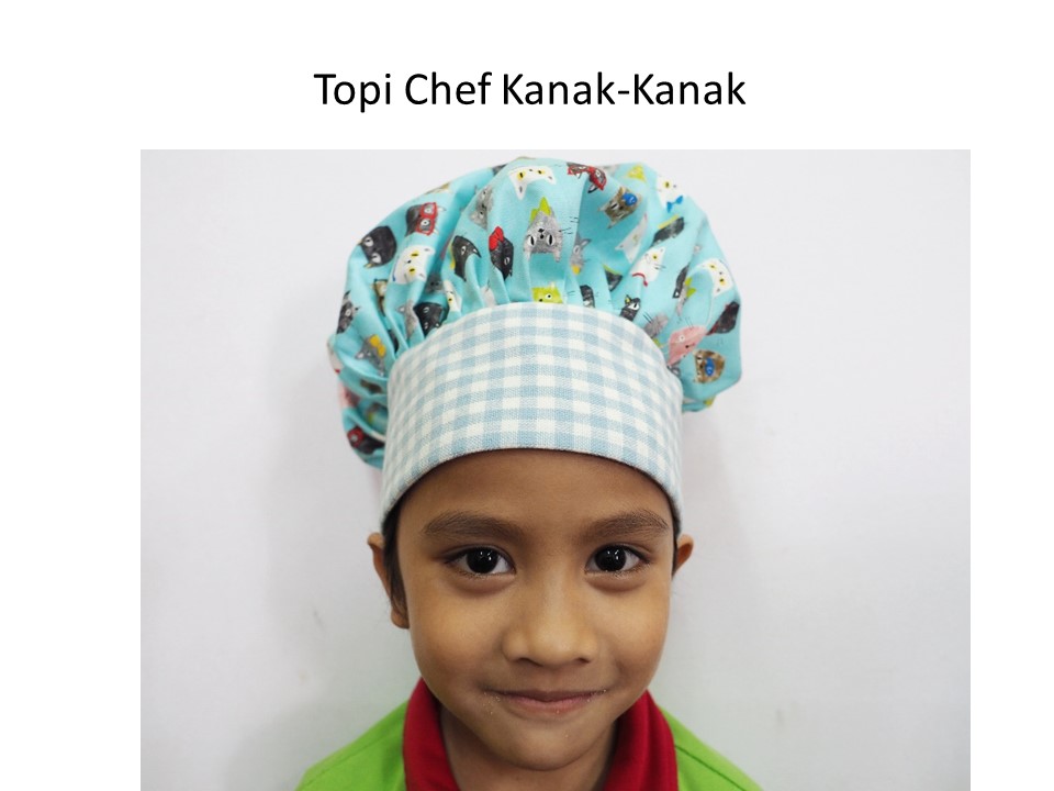 Cara membuat topi chef dari kain