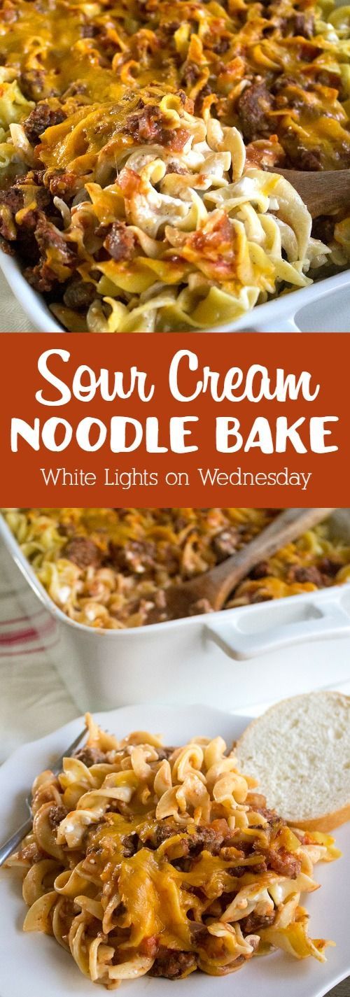 Sour Cream Noodle Bake Recipe Girls Dishes