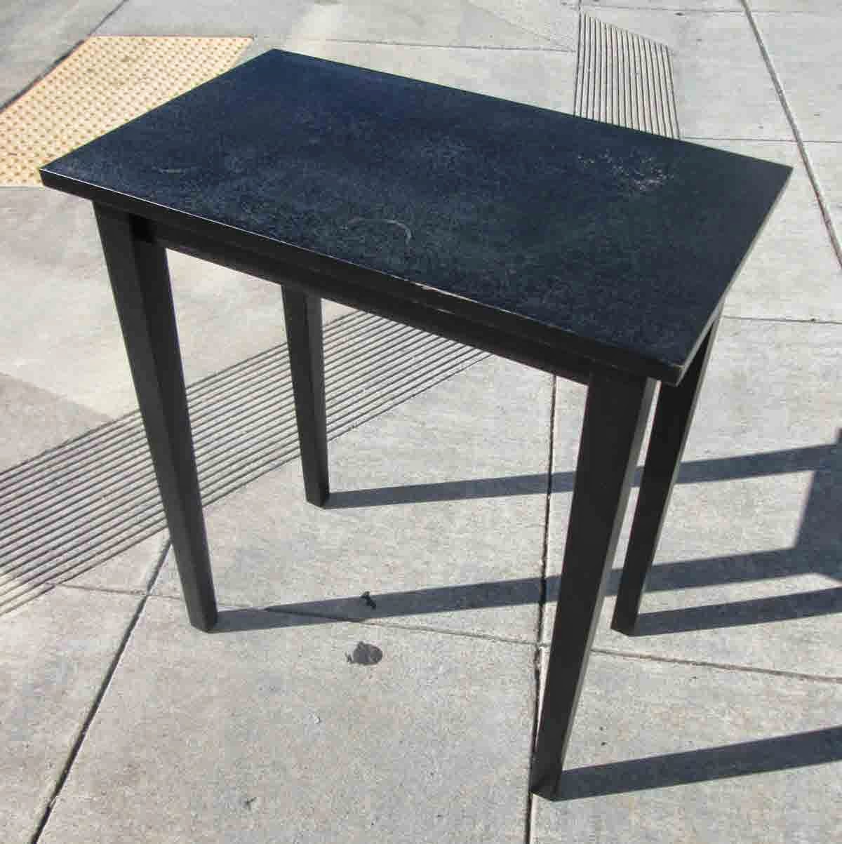 UHURU FURNITURE & COLLECTIBLES SOLD Small Black Table 20