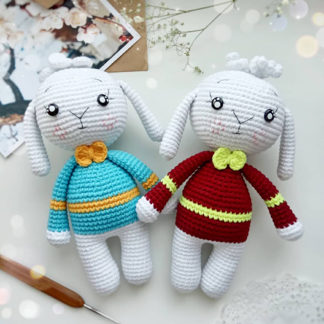 Crochet bunnies amigurumi