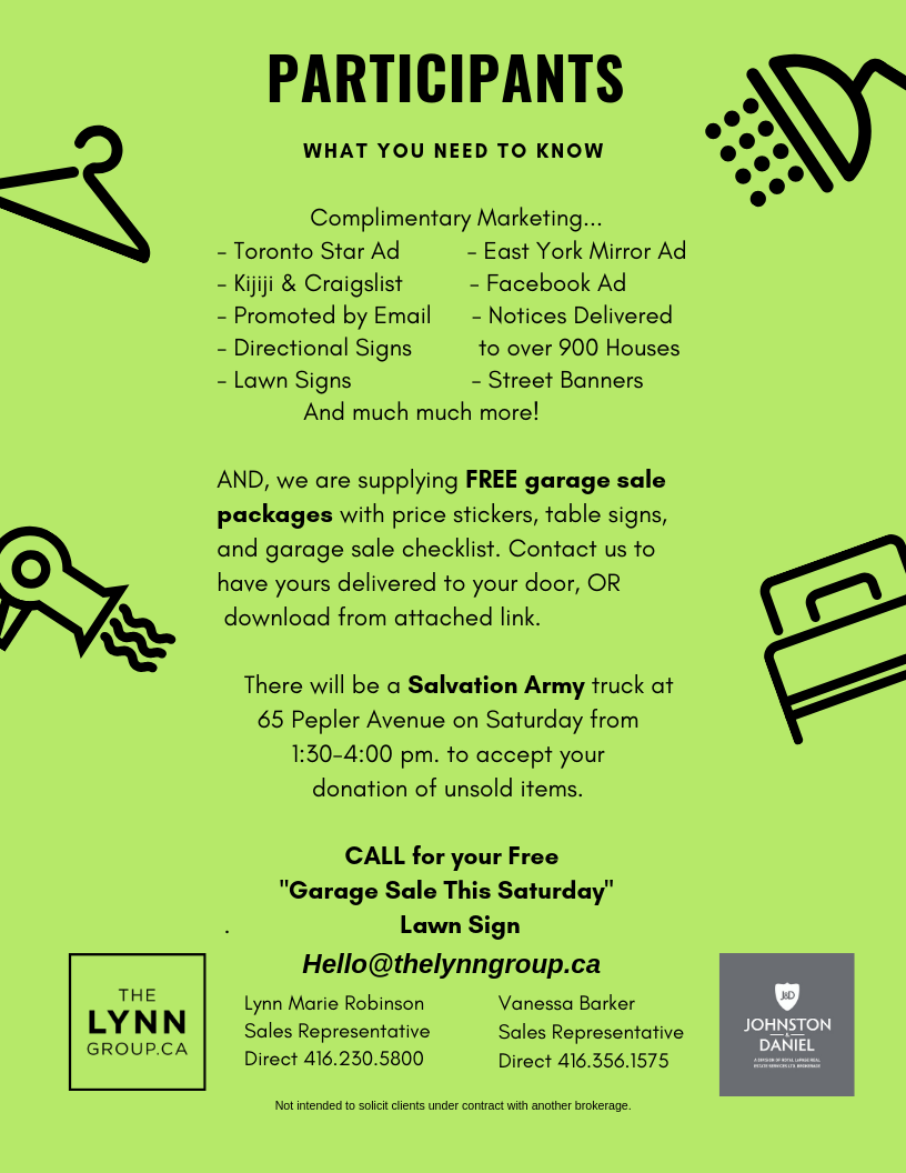 Golden Triangle 22nd Annual Garage Sale 2019