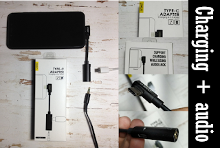 Review Singkat Uneed Type-C Adapter: charging + 3,5 mm audio (digunakan pada Xiaomi Mi A2)