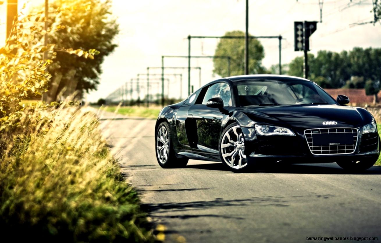 1440x900 Audi R8 Black desktop PC and Mac wallpaper