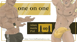 http://ballbustingboys.blogspot.com/2019/03/one-on-one-adam-meets-phil.html