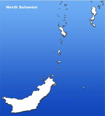 image: North Sulawesi blank map