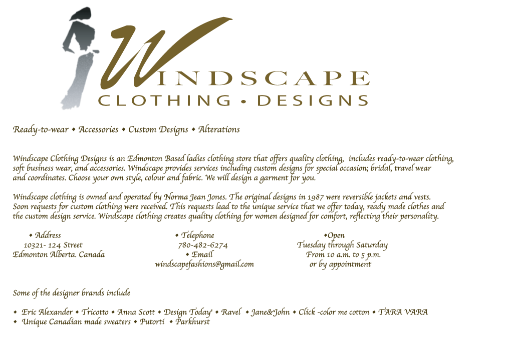 Windscape Clothing Designs