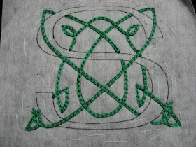 Celtic knot design finished
