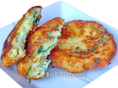 Chiftele de cartofi cu brânză