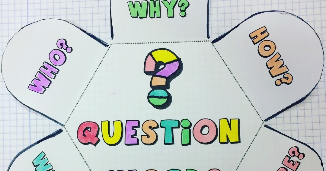 A place for sharing Question Words Interactive Notebook