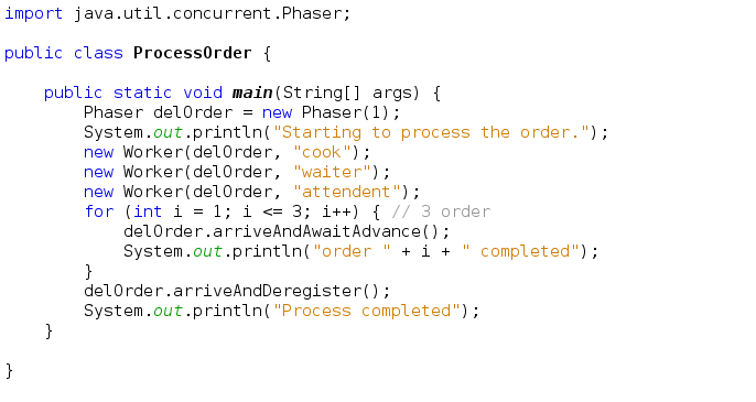 Java-Latte: Phaser in Java 7 : Concurrency