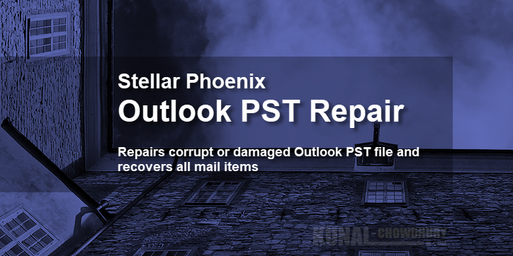 Restore corrupted PST files using Stellar Phoenix Outlook PST Repair