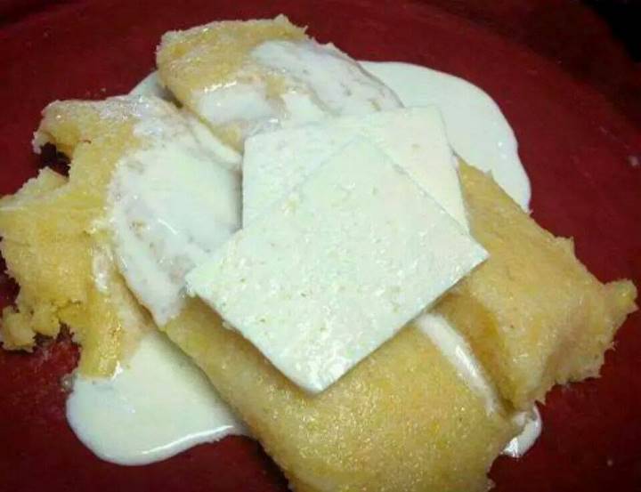 Tamalitos de elote con crema El Salvador mi país