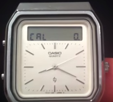 casio touch screen calculator watch