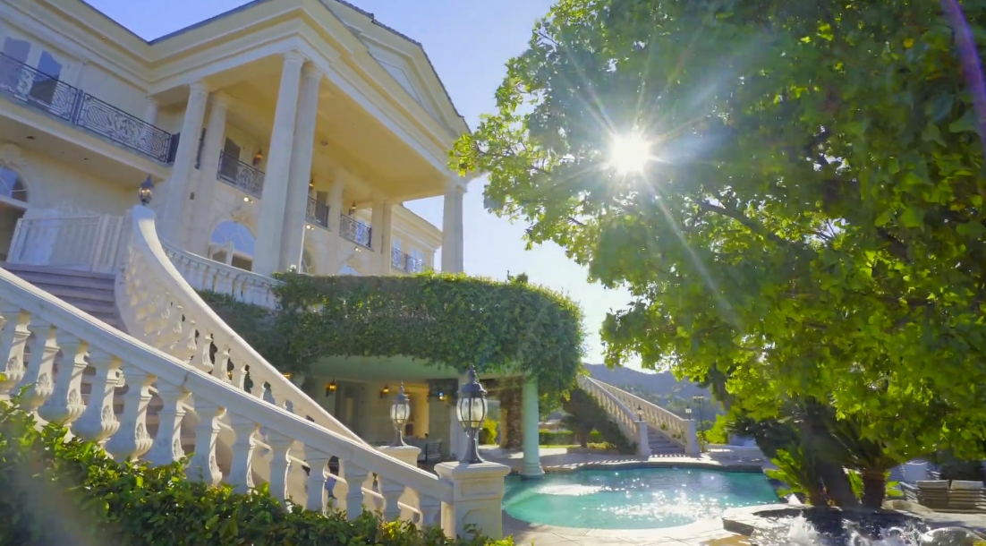59 Interior Design Photos vs. Tour 3431 Caribeth Dr, Encino, CA Luxury Mansion