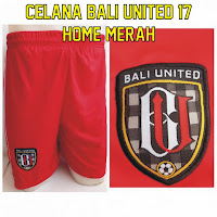 celana Bali Utd home merah 2017 aurisport Toko, Online, murah amanah, terpercaya, jual, jersey, liga indonesia, sepatu, futsal, sport casual, running, bola, setelan olahraga