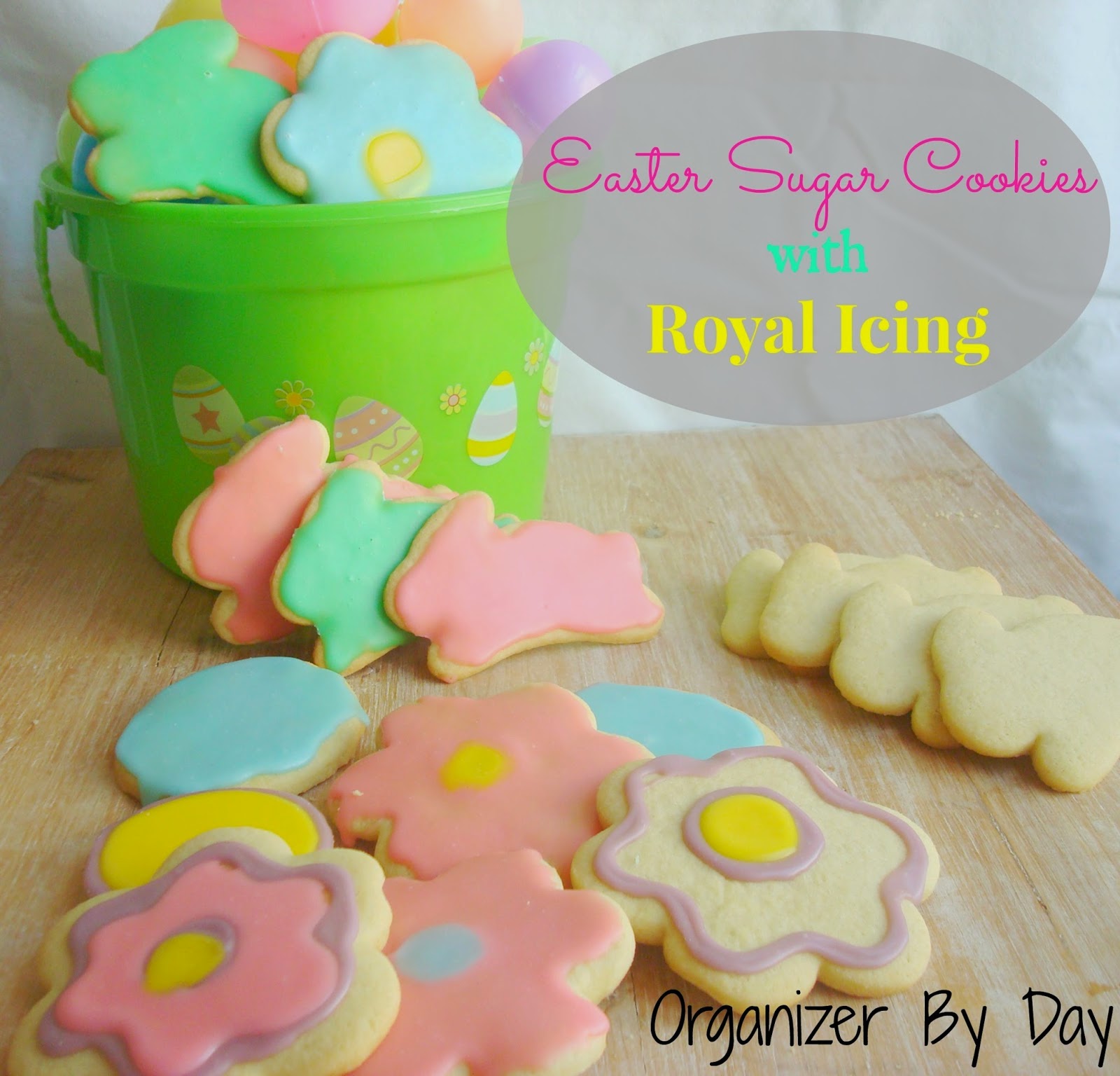 easter sugar cookies with royal icing