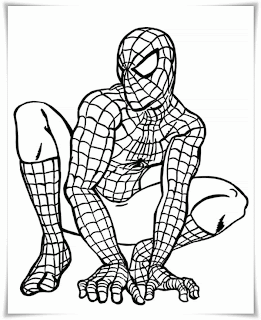 Ausmalbilder zum Ausdrucken: Spiderman Ausmalbilder