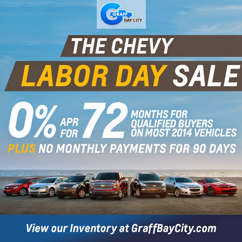 Hank Graff Chevrolet Bay City Chevy Labor Day Sale at Graff Bay City