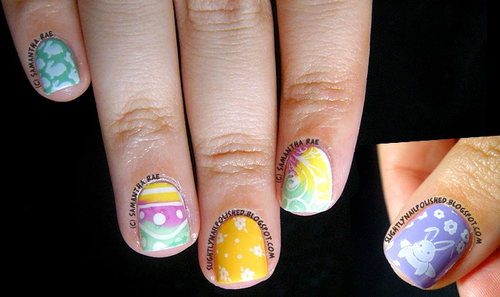 Slightly Nail Polished: Easter Colors Skittle...