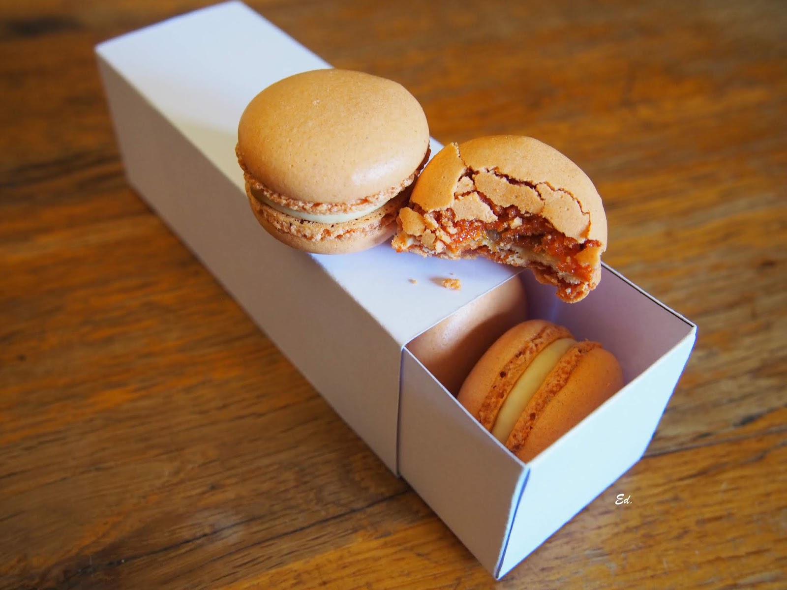 Macarons Caramel Fleur de sel Cuisine et patisserie