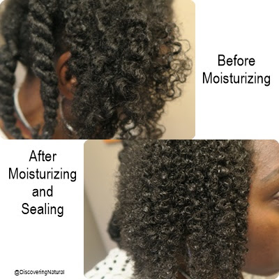 Sealing Natural Hair with Shea Oil