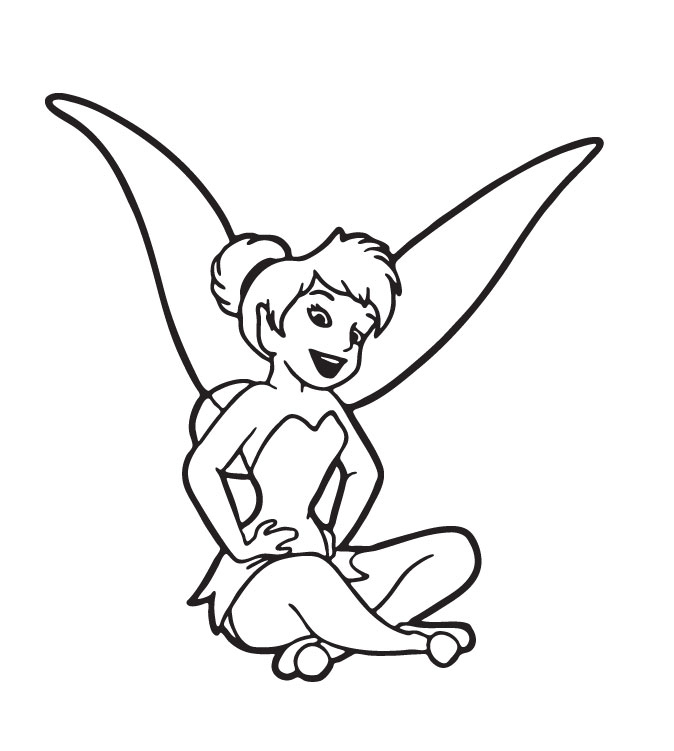 i love tinkerbell coloring pages - photo #31