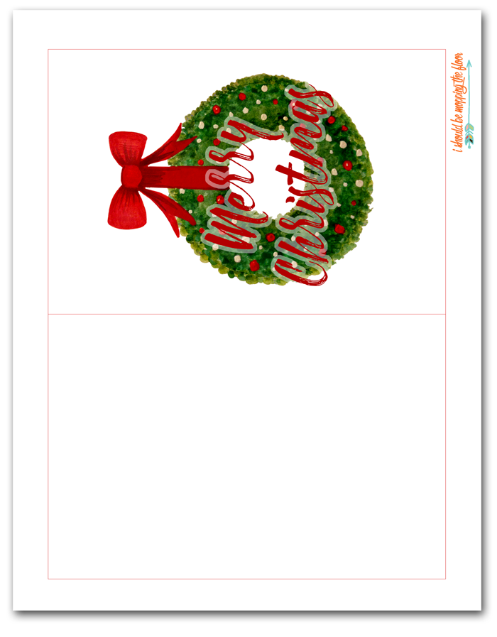 Free Printable Christmas Card I Should Be Mopping The Floor