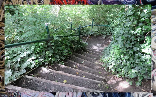 The Water of Leith in Edinburgh - Steep Stairs
