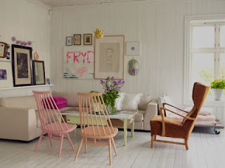 Salas estilo vintage - Colores en Casa