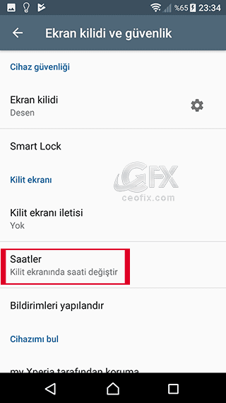 Androidde Kilit Ekran Saati Nasil Degistirilir