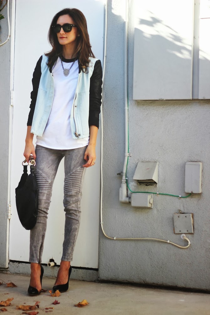 Motocross Aunt Heart Leggings Grey